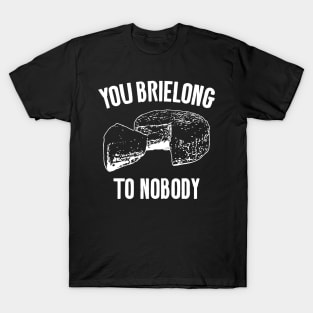 You Brielong To Me Cheese Puns T-Shirt